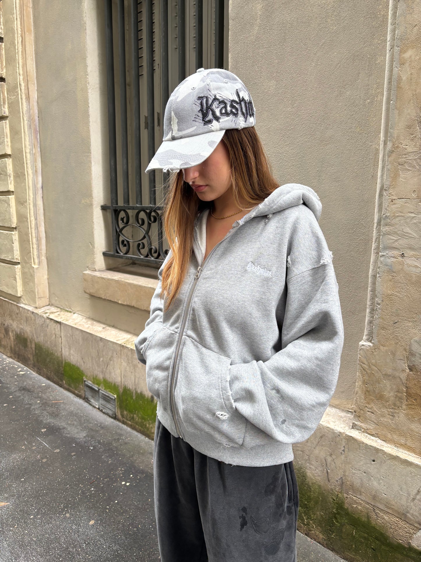 camouflage cap
