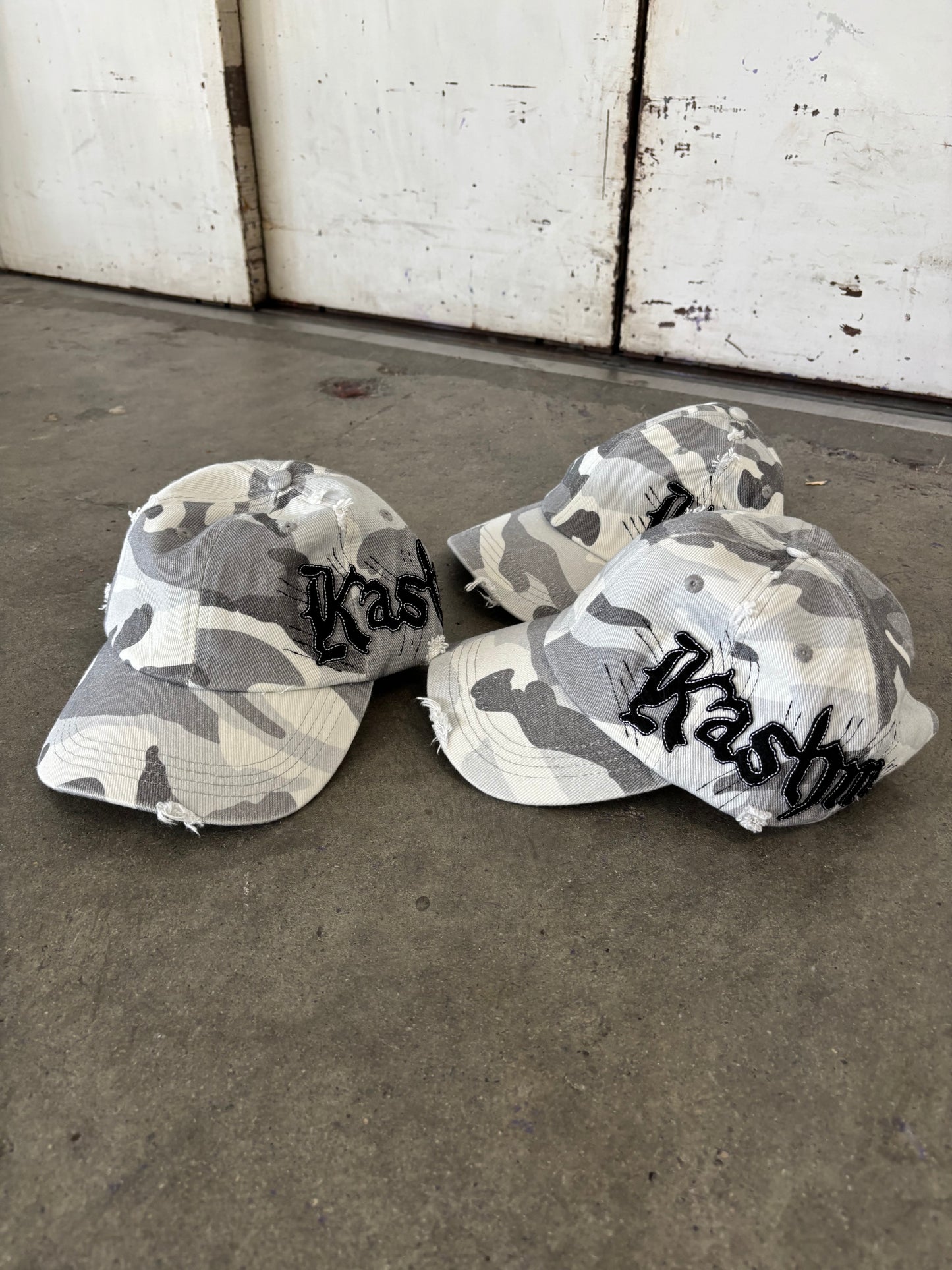 camouflage cap