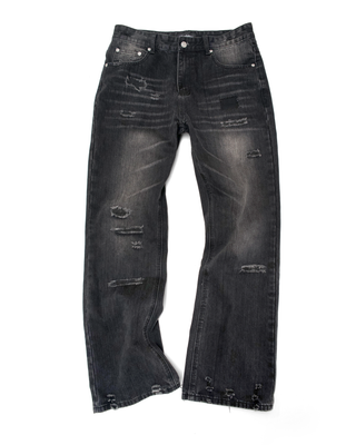 Rust Black Bootcut Jeans