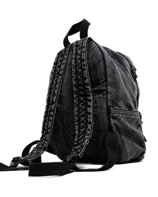 Rivets Backpack Black Stone Washed