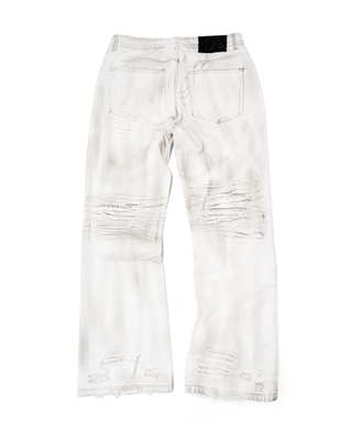 Dirty White Cut Bootcut Jeans